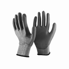 NMSAFETY 18Gauge PU Anti-Schnitt-Handling Handschuh Sicherheit Sicherheit